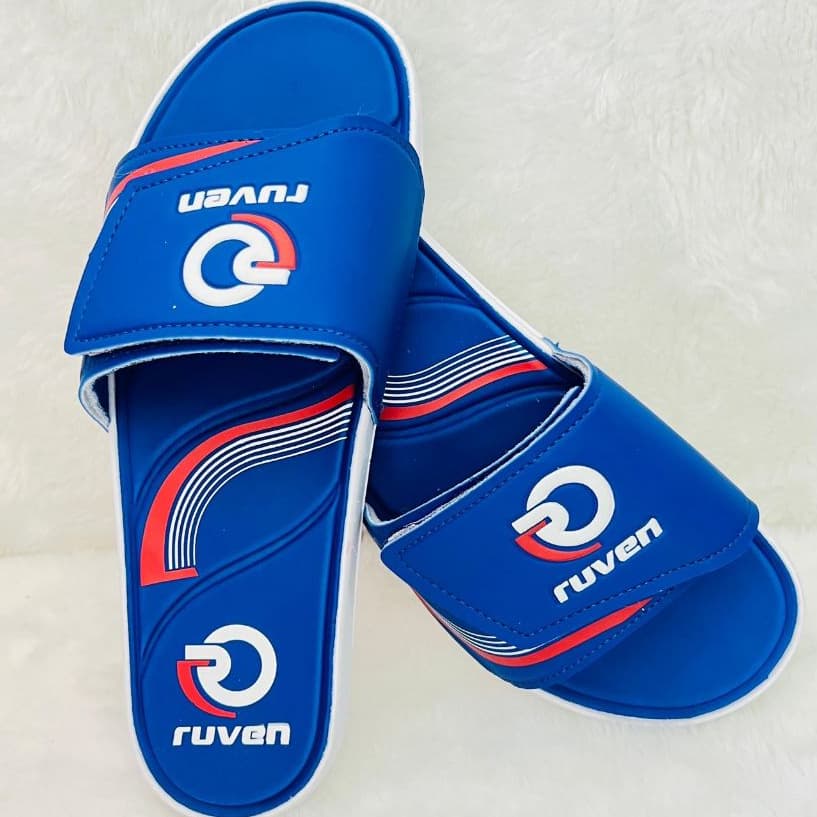 Chinelo Slide Velcro Ruven Original Papete Masculino Feminino Conforte Super Leve E Confortável