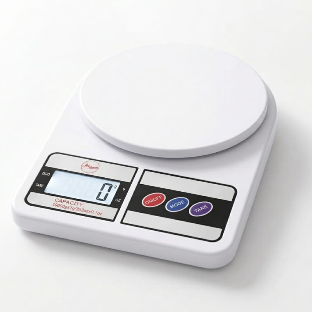 Balança Digital De Cozinha 10kg Plástica Alta Precisão Lcd