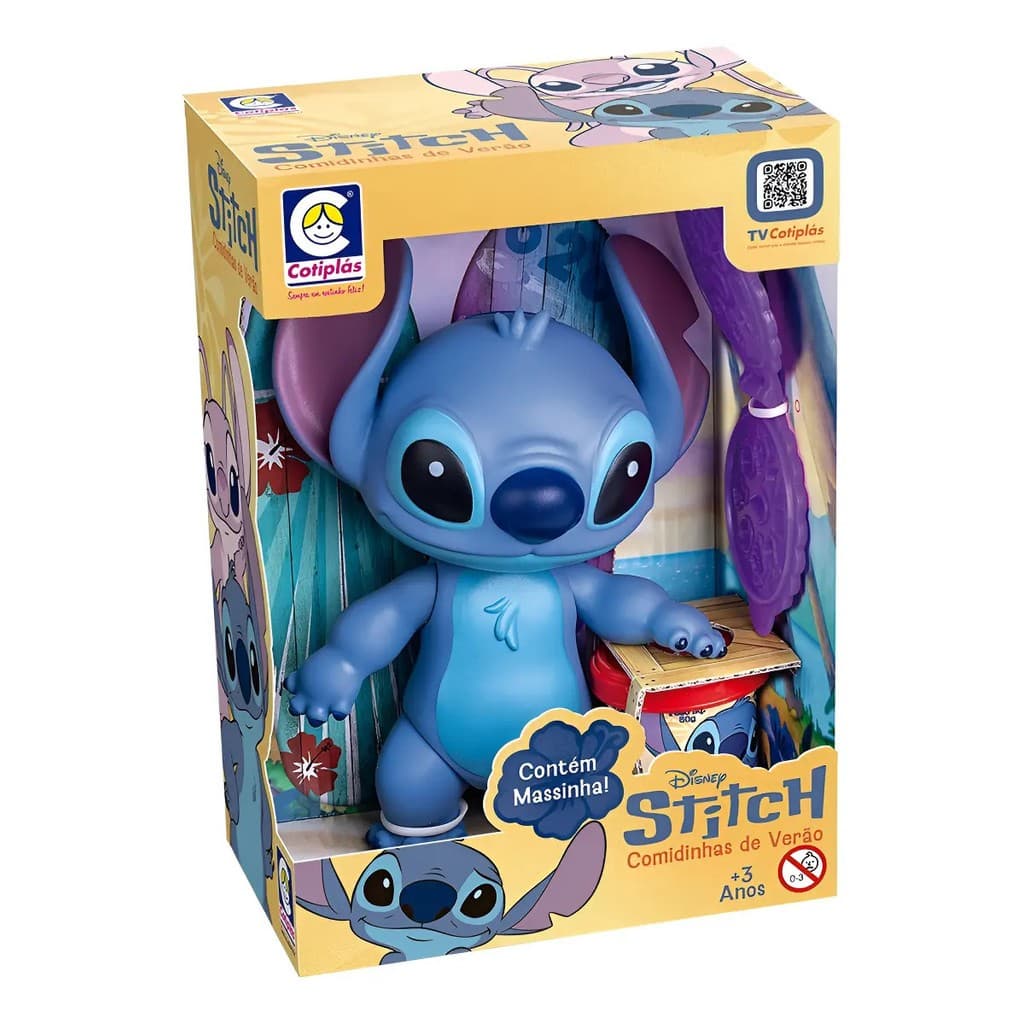 Brinquedo Stitch Comidinhas de Verão - Estimula Criatividade e Coordenação Motora