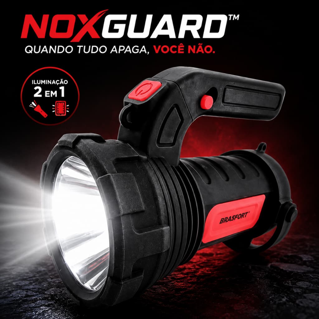 Lanterna Multifuncional de Emergência NoxGuard™