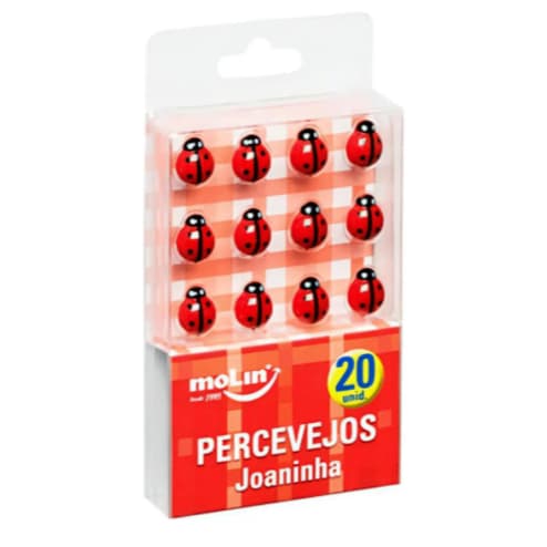 PERCEVEJOS JOANINHA 20UN. REF23131 MOLIN