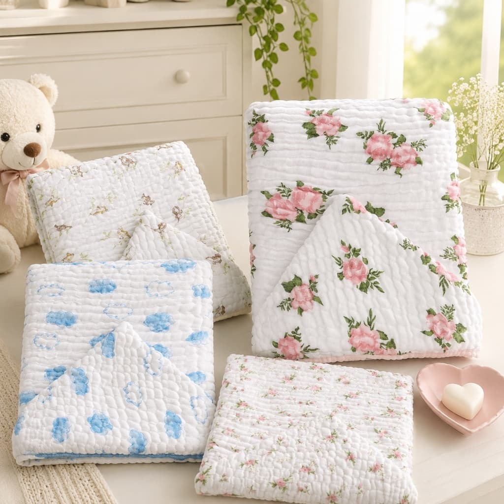 TOALHA DE BANHO SOFT BAMBOO MAMI C/CAPUZ ESTAMPADA 1,15m X 85cm TOALHA P/BEBÊ E INFANTIL GRANDE PAPI