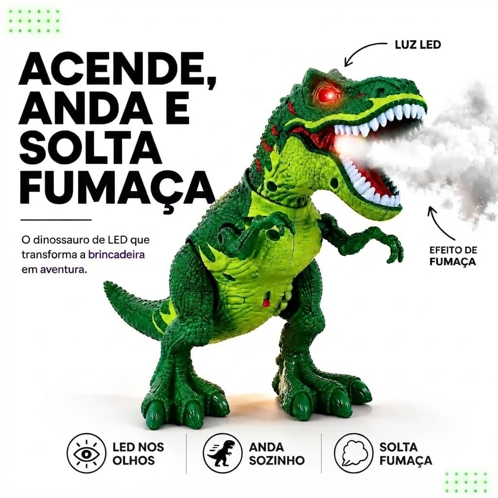 Anda, Ruge, Luzes e Fumaça