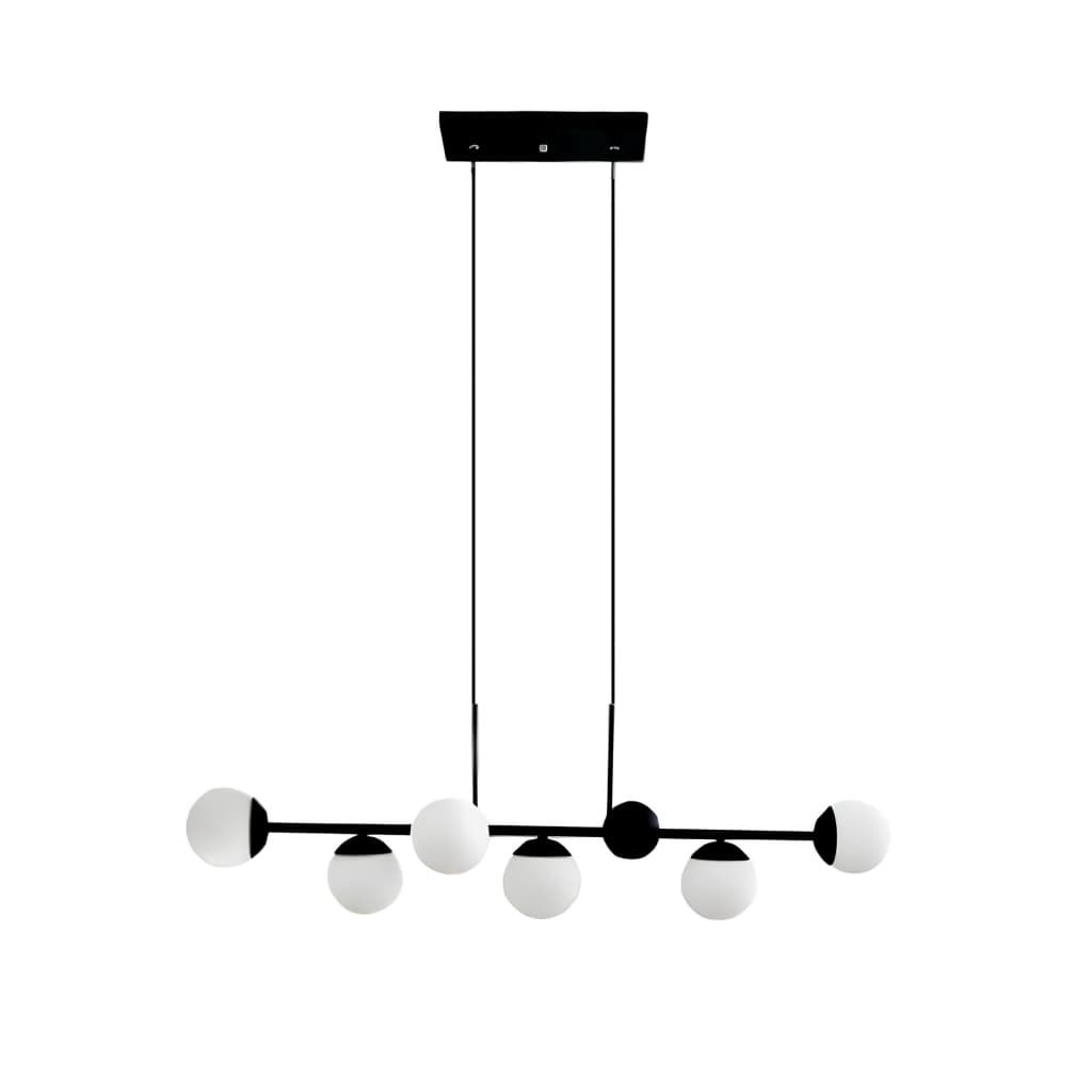 Lustre Pendente Industrial 7 Lâmpadas 68cm Moderno Decorativo Bivolt