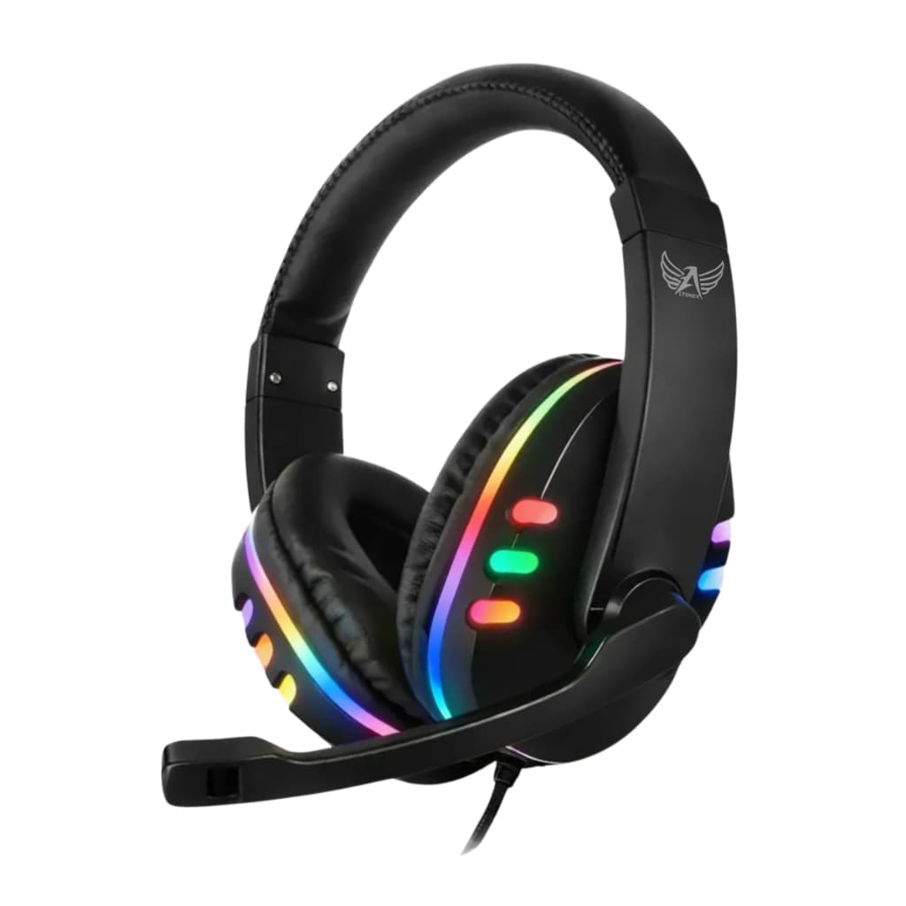 Headset Gamer Altomex A-308 LED RGB USB P2 3.5mm Microfone PC Notebook