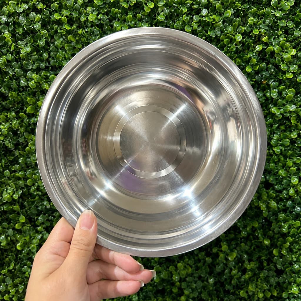 Conjunto Jogo Tigelas Bacia Bowls Multiuso Em Inox Cozinha Elite Imports 13 cm