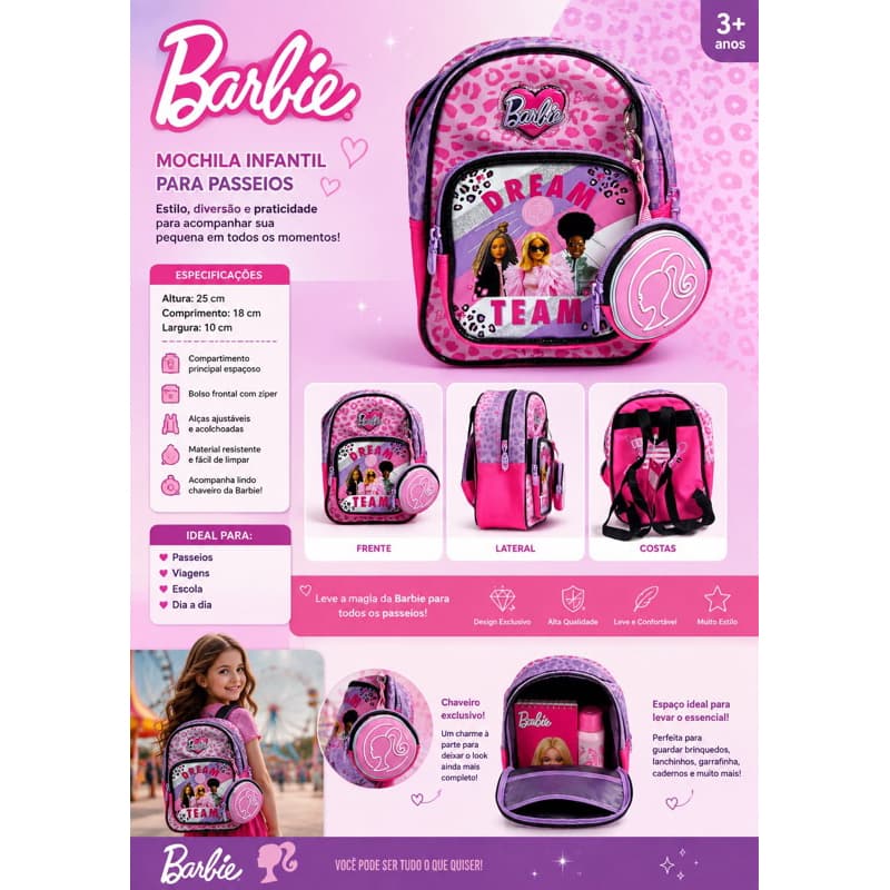 mochila infantil para passeio, mochila de costas pequena
