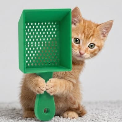 Pá de Areia para Gatos - Coletor Higiênico  para seu pet