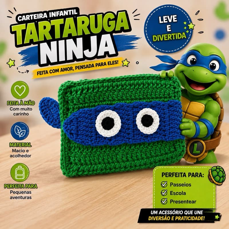 carteira infantil personalizada