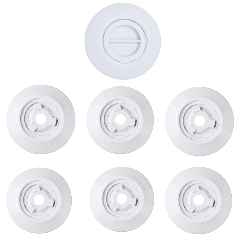 Kit Dispositivo Piscina Alvenaria: Aspiração + 6 Retornos Sobrepor CS 50mm ABS Resistente