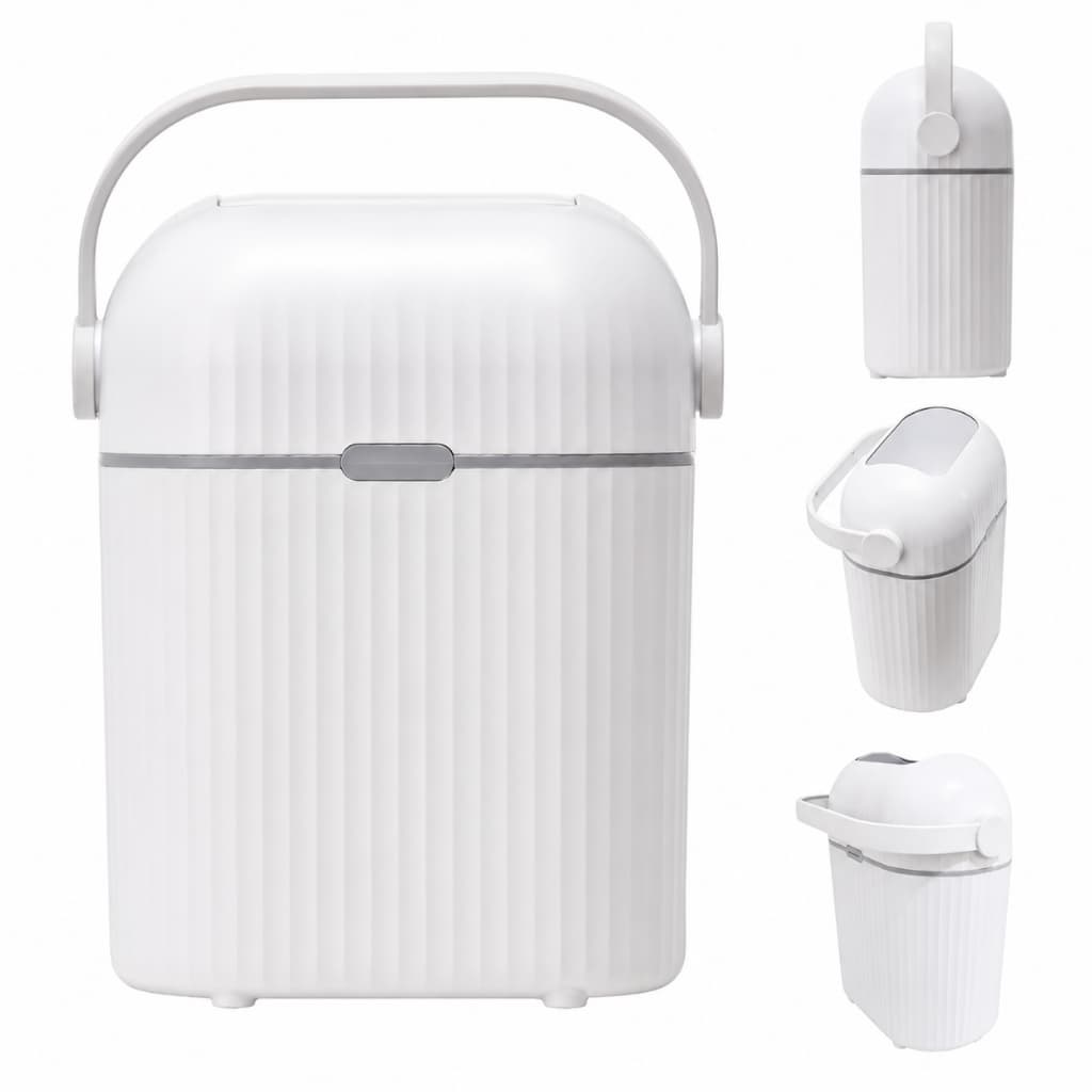 Lixeira Anti Odor Banheiro Fraldas De Bebê Cozinha Resistente Prático Alta Qualidade