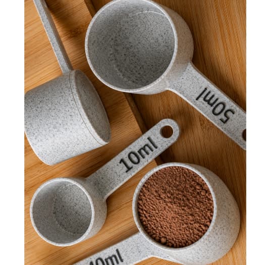 Kit 5 Medidores de Cozinha 10ml 25ml 40ml 50ml e 100ml | Copos Medidores Impressos em 3D