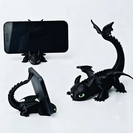 Suporte de Celular Banguela Como Treinar Seu Dragão Impressão 3D Item Decorativo