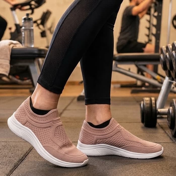 Tênis Academia Feminino Esportivo Confortável Leve Treino Caminhada Corrida Moda Fitness Promoção