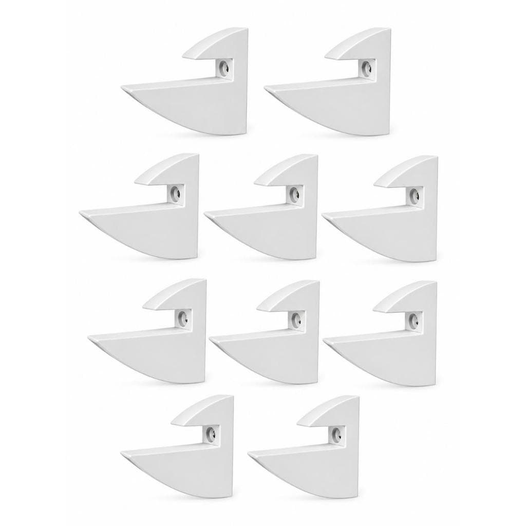 Kit 2, 4, 6, 8, 10 e 12 Suporte Bico De Tucano Para Prateleira Mesinha MDP MDF Resistente Moderno