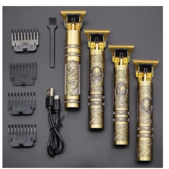 Máquina de cortar cabelo profissional/barbeador/barbeador elétrico portátil sem fio