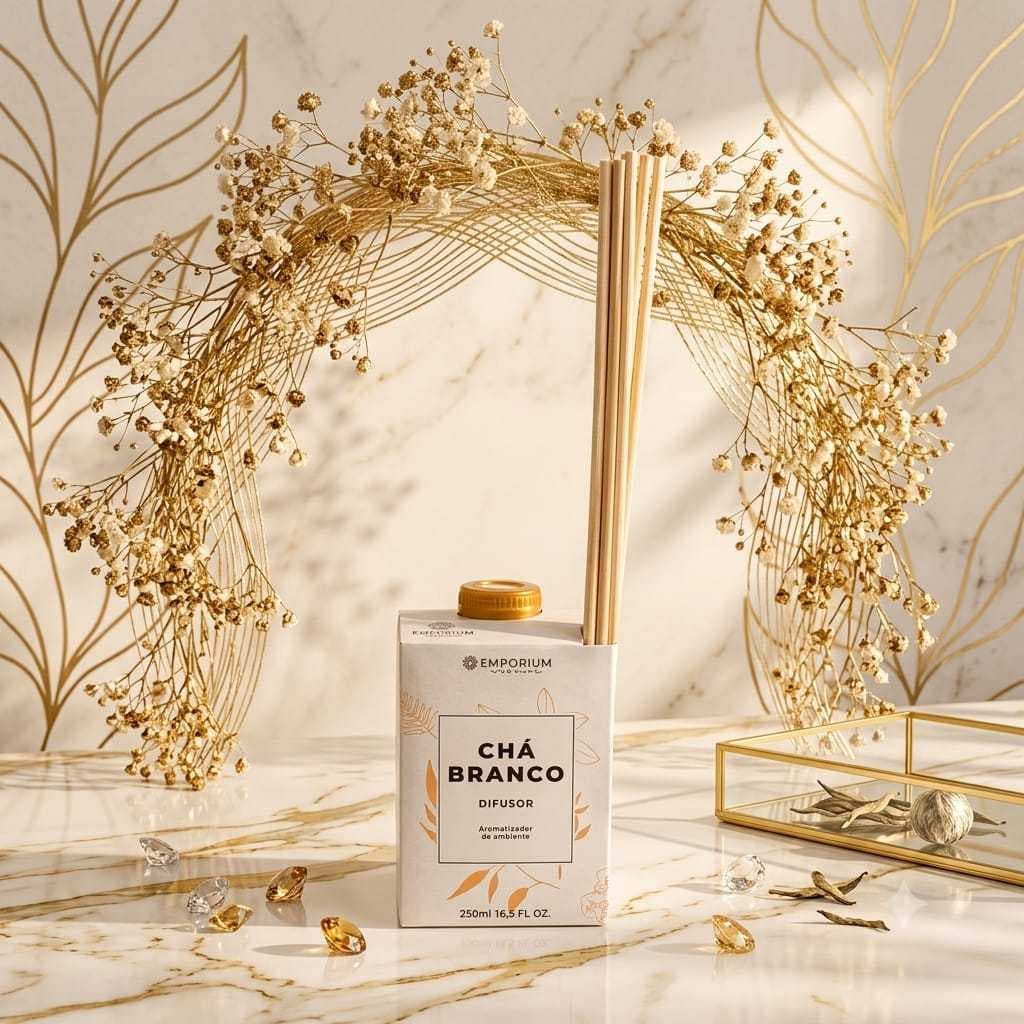 Difusor de Ambiente Cha Branco - Emporium Aromas 250ml