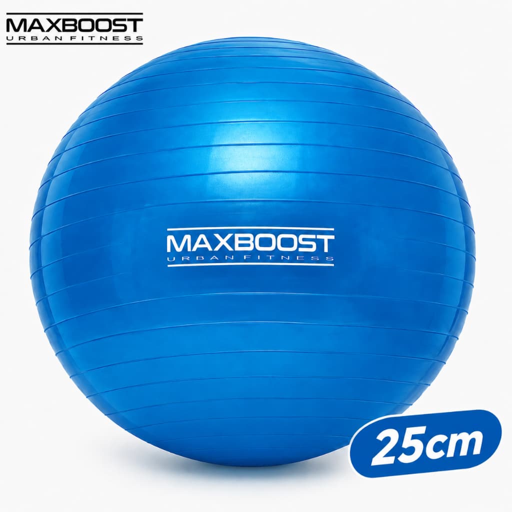 Bola de Pilates 25cm Maxboost Para Yoga, Fisioterapia, Exercícios e Fortalecimento Muscular