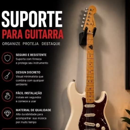 suporte para guitarra e violão