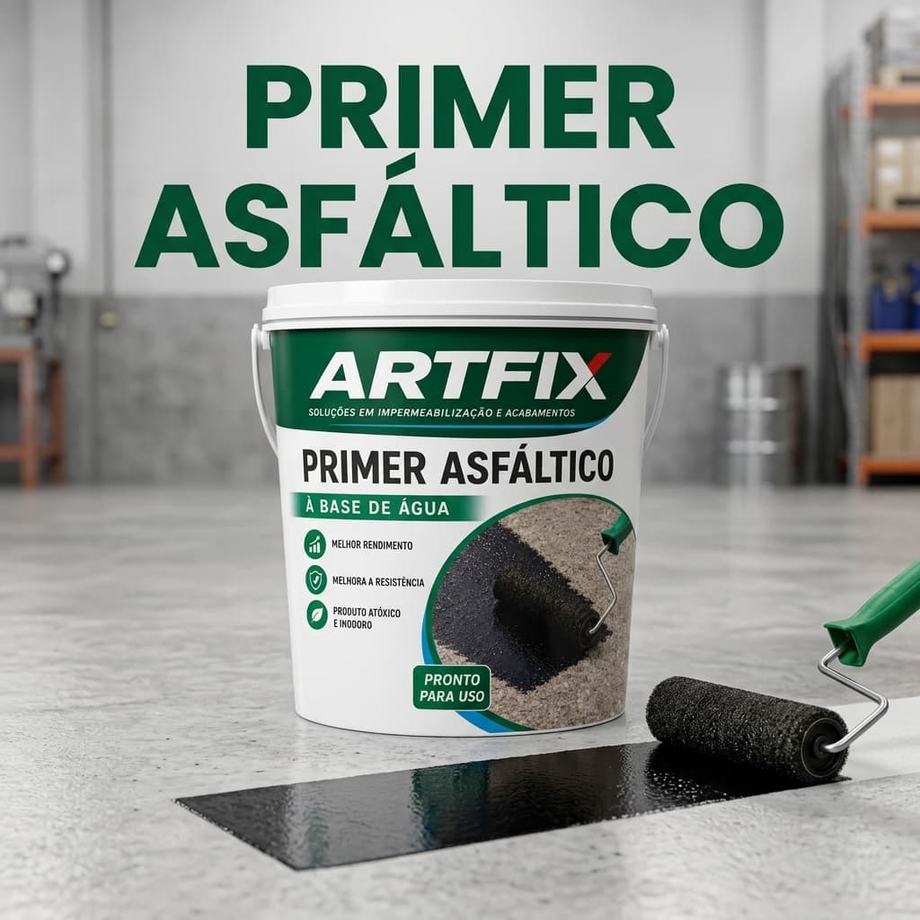QUEIMA DE ESTOQUE - Primer Asfáltico 3,6 Litros para Superfície - Indicado para Manta Asfáltica