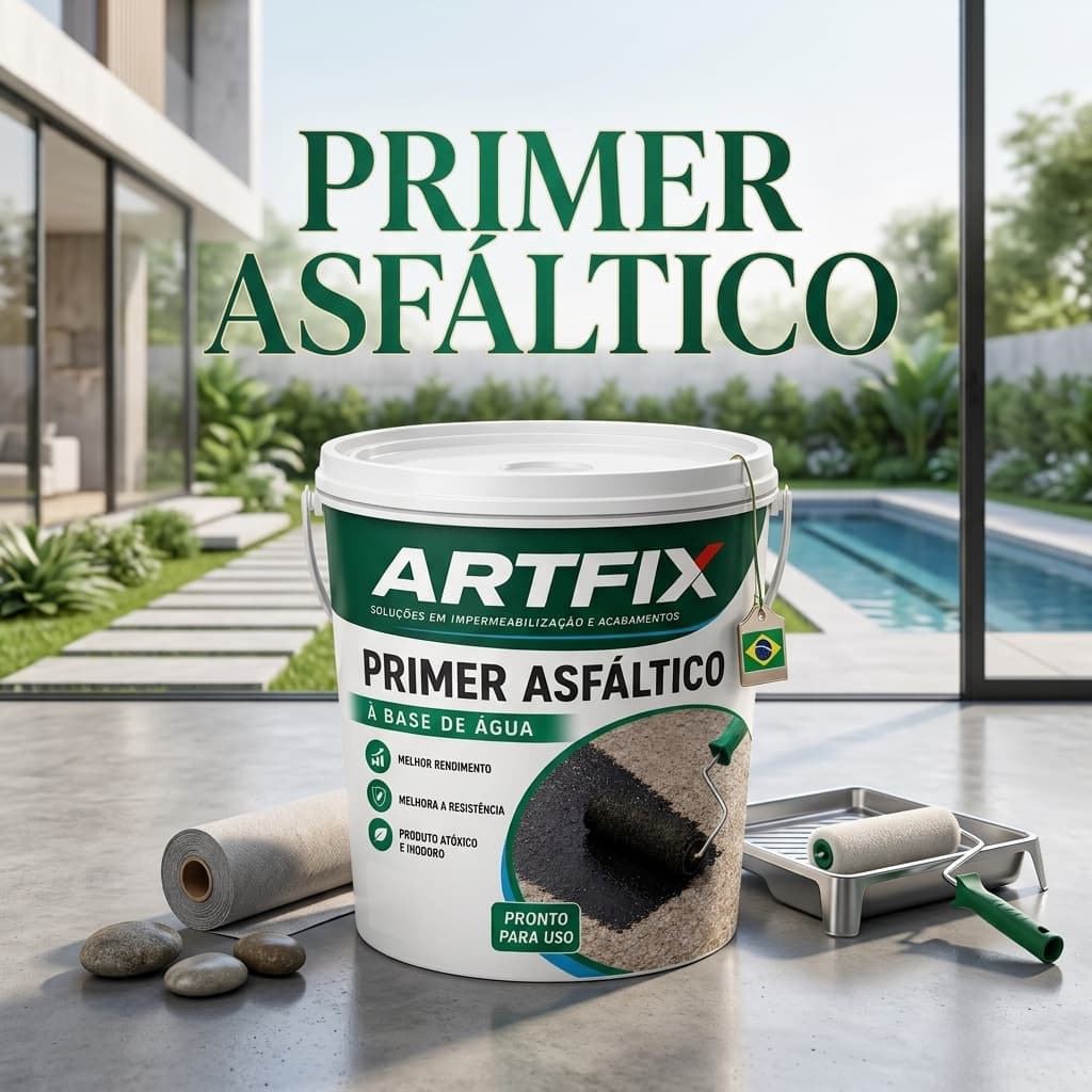 Primer 3,6L para Manta Asfáltica - Preparador de Superfícies Fácil de Aplicar