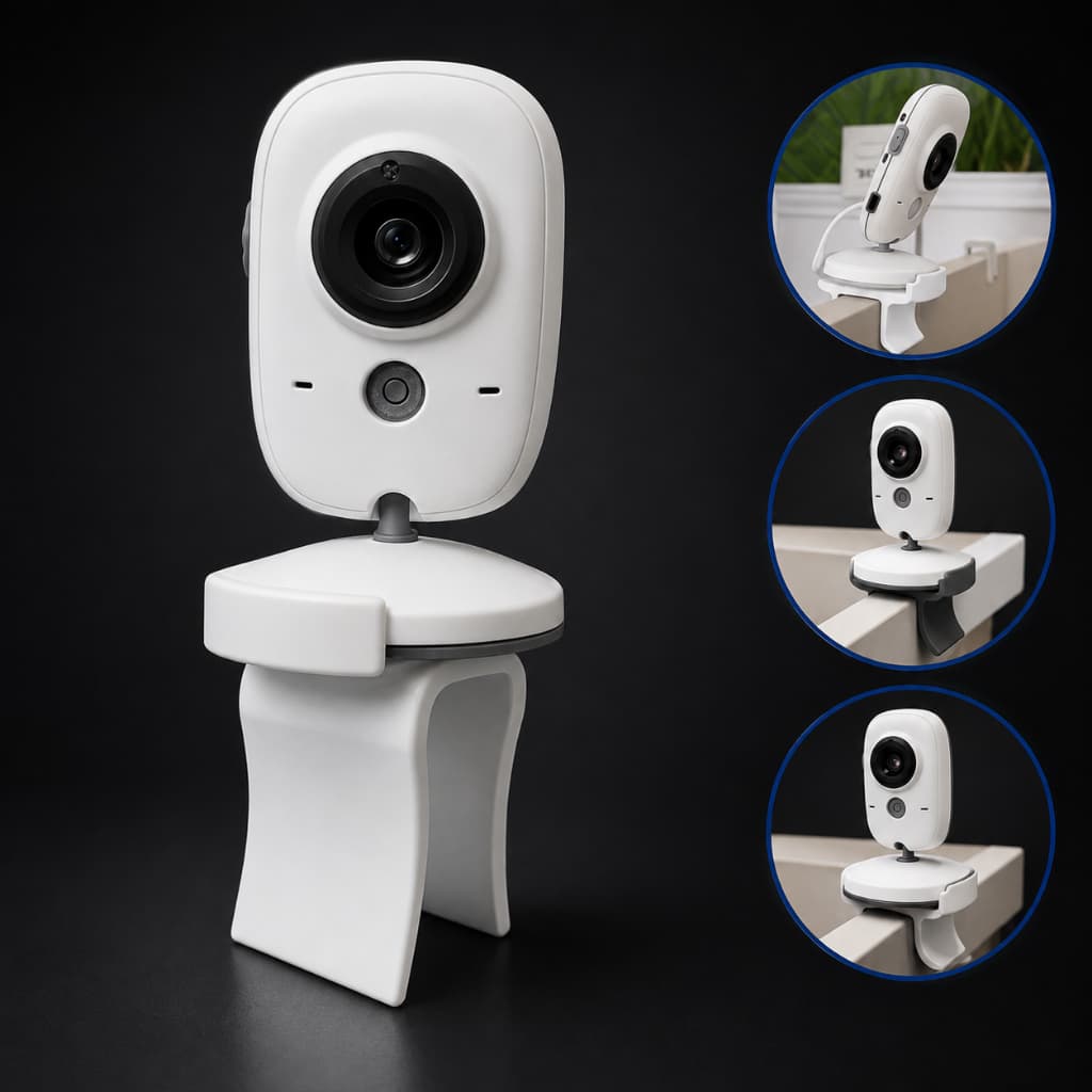 Suporte para Babá Eletrônica VB603 – Universal, Resistente e Fácil de Instalar