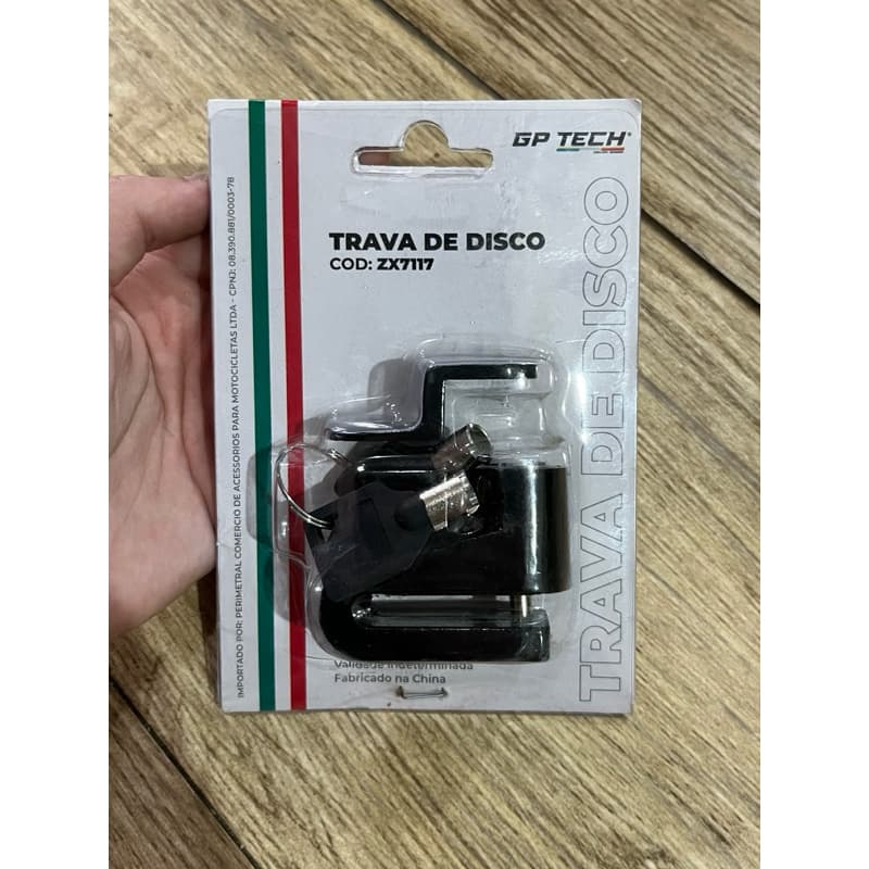 Trava de Disco para Moto