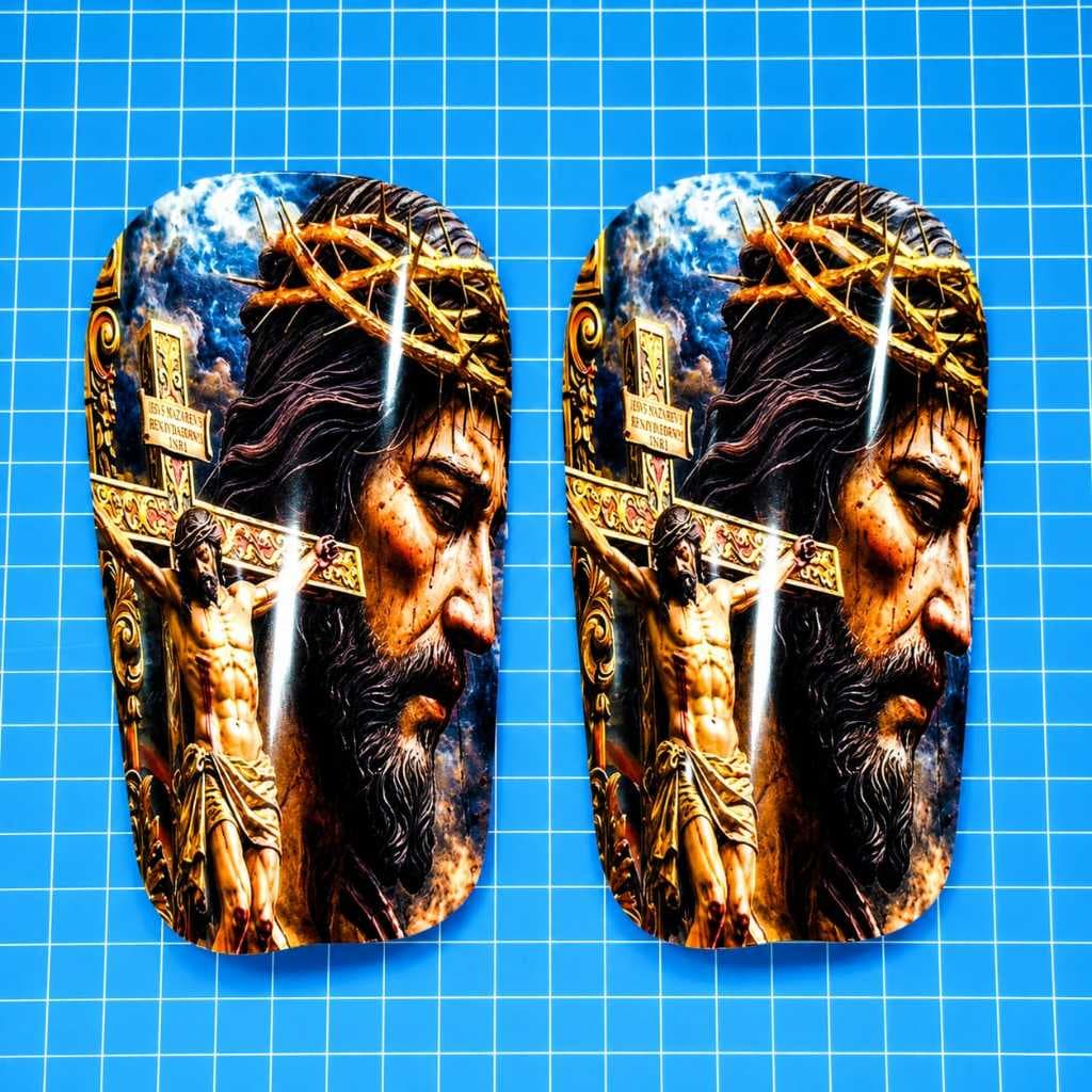 Caneleira personalizada com acabamento de alto brilho, visual moderno e excelente definição de imagem.