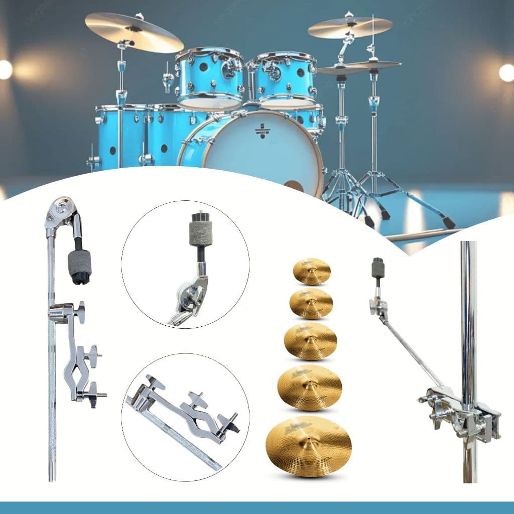 Extensor Girafa Xpro Para Prato Com Clamp Bateria + Nfe