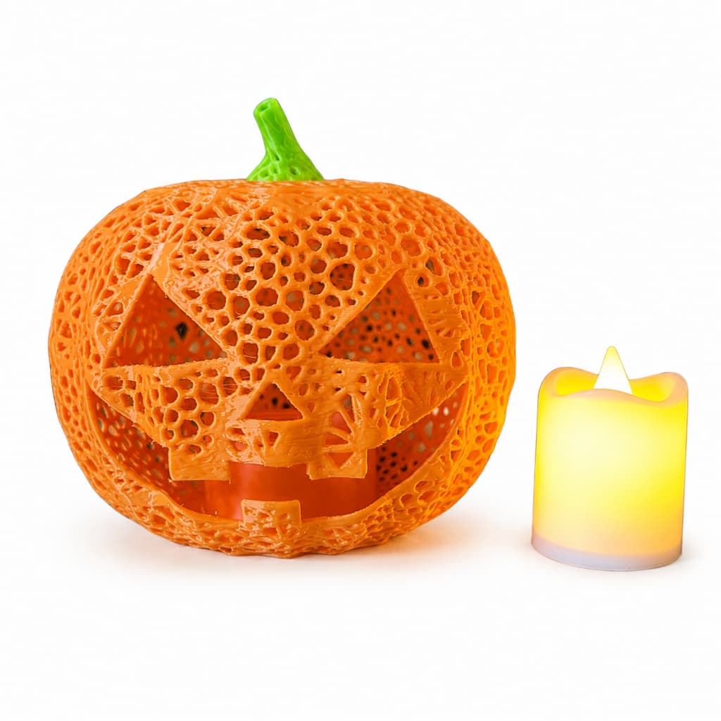 HALLOWEEN Enfeite e Decoração Abóbora c/ Tampa Luz LED / Decoração de Mesa / HALLOWEEN E DECORAÇÃO ESCOLAR