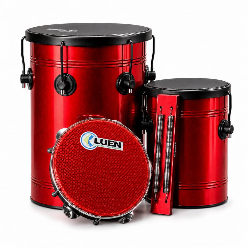 Kit Rebolo Luen Repique Reco-reco Pandeiro Pagode Samba