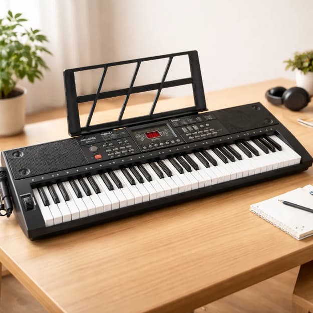 Teclado Musical BD-670 Octavebaby Preto Teclado Iniciante