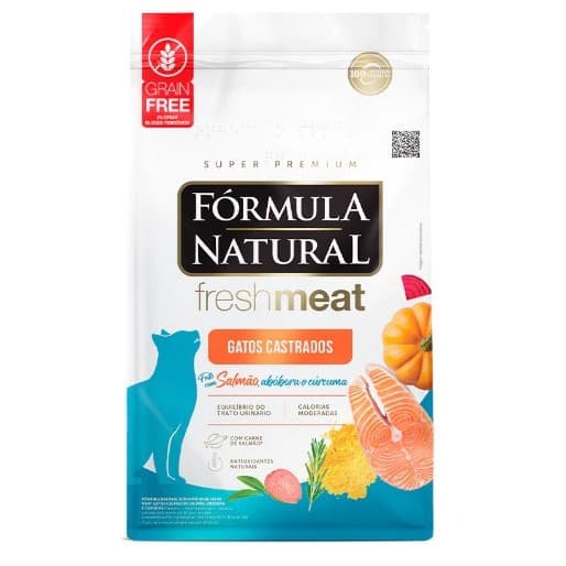 Fórmula Natural Fresh Meat Ração Gatos Castrados Salmão 10kg