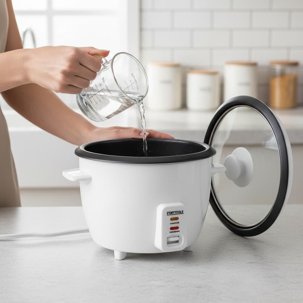 Panela Arroz Elétrica 1,3L 127V Branca Antiaderente Cozinha Turbo Fácil Limpeza Economia Energia Max