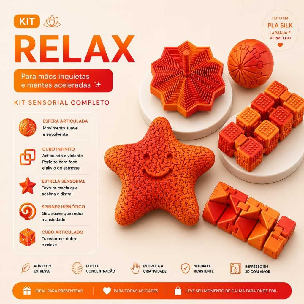 Recurso terapêutico Sensorial para regulação de Crianças e Adultos Atipicos Neurodivergentes TDAH TEA