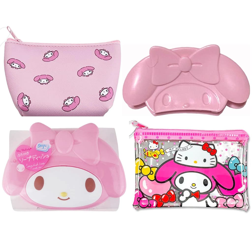 My Melody Oficial Sanrio - Necessaire Saboneteira Adesivos