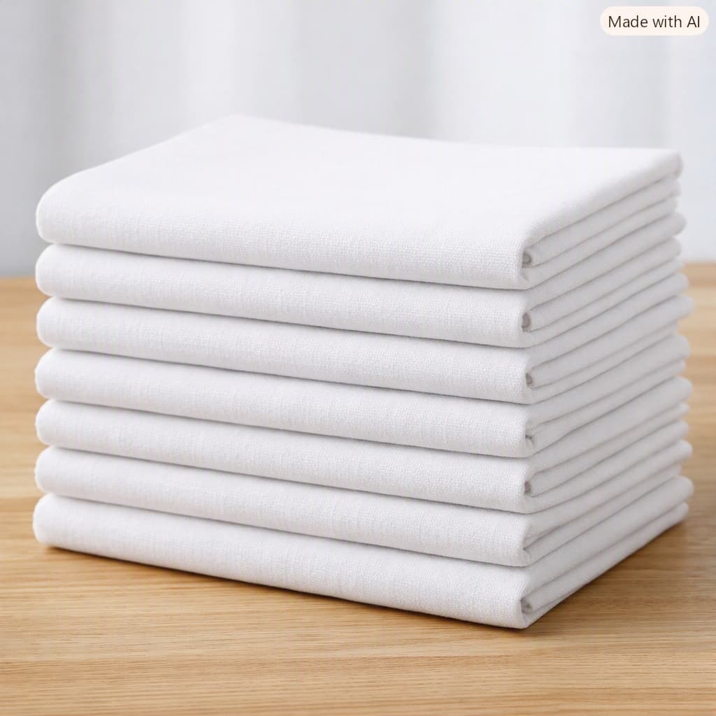 Kit 10 Panos de Prato Pé de Galinha Linha Tati H Carvalho Textil