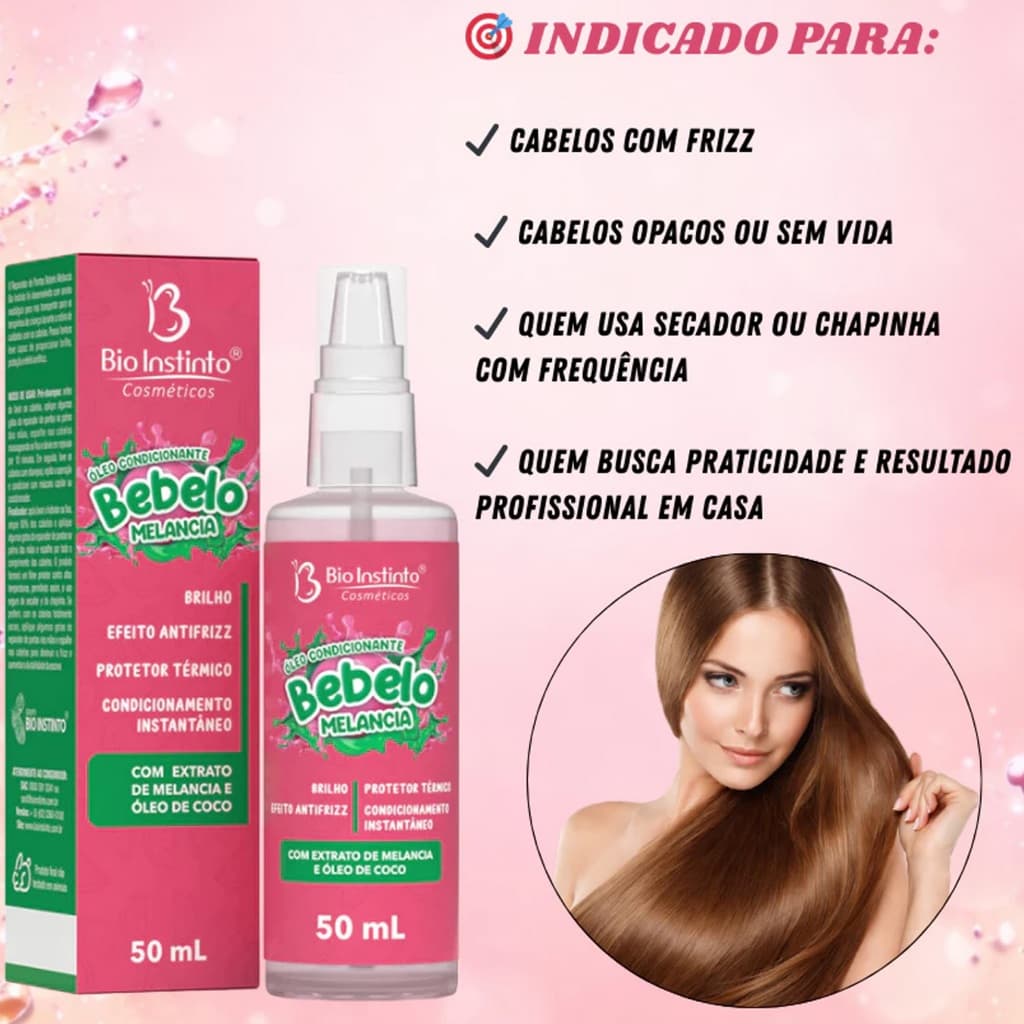 Reparador de Pontas Bebelo Melancia 50ml Bio Instinto
