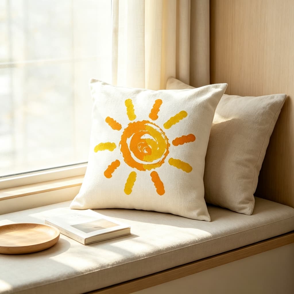 Almofada Estampas Cute Divertidas 45x45 Frente Única Dupla Face Poliéster Enchimento Incluso Sofá Quarto Decoração