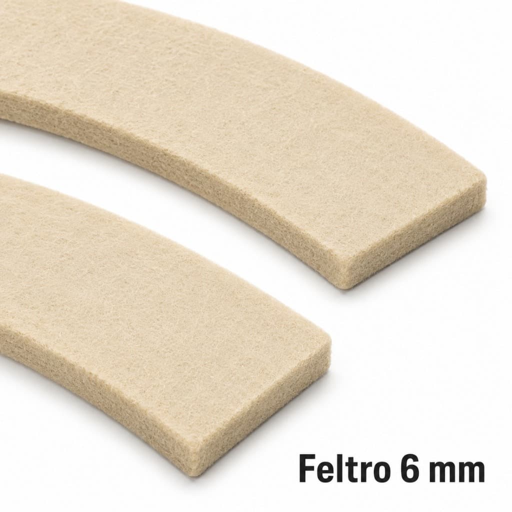 1 Par de Feltro Sapata Freio Bike Spinning Indoor