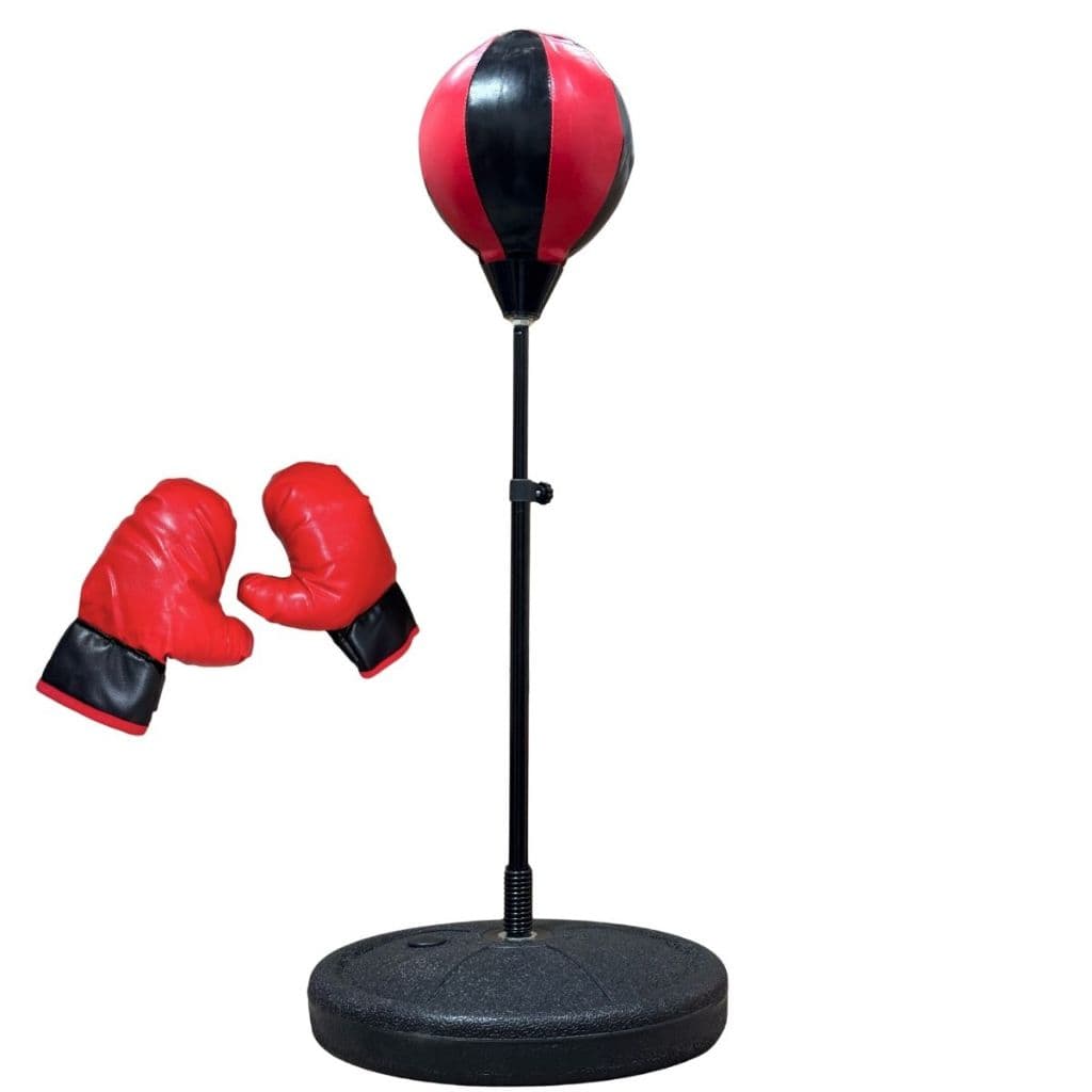 Bola de Reação Boxe com Base e Luvas 105CM