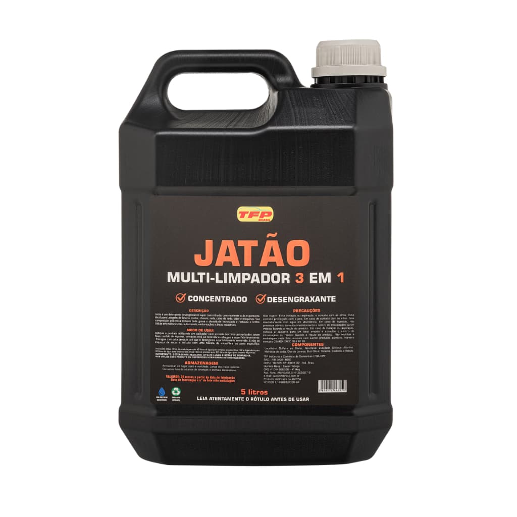Jatão Multilimpador 3 em 1 - 5 L Desengraxante automotivo TFP Brasil