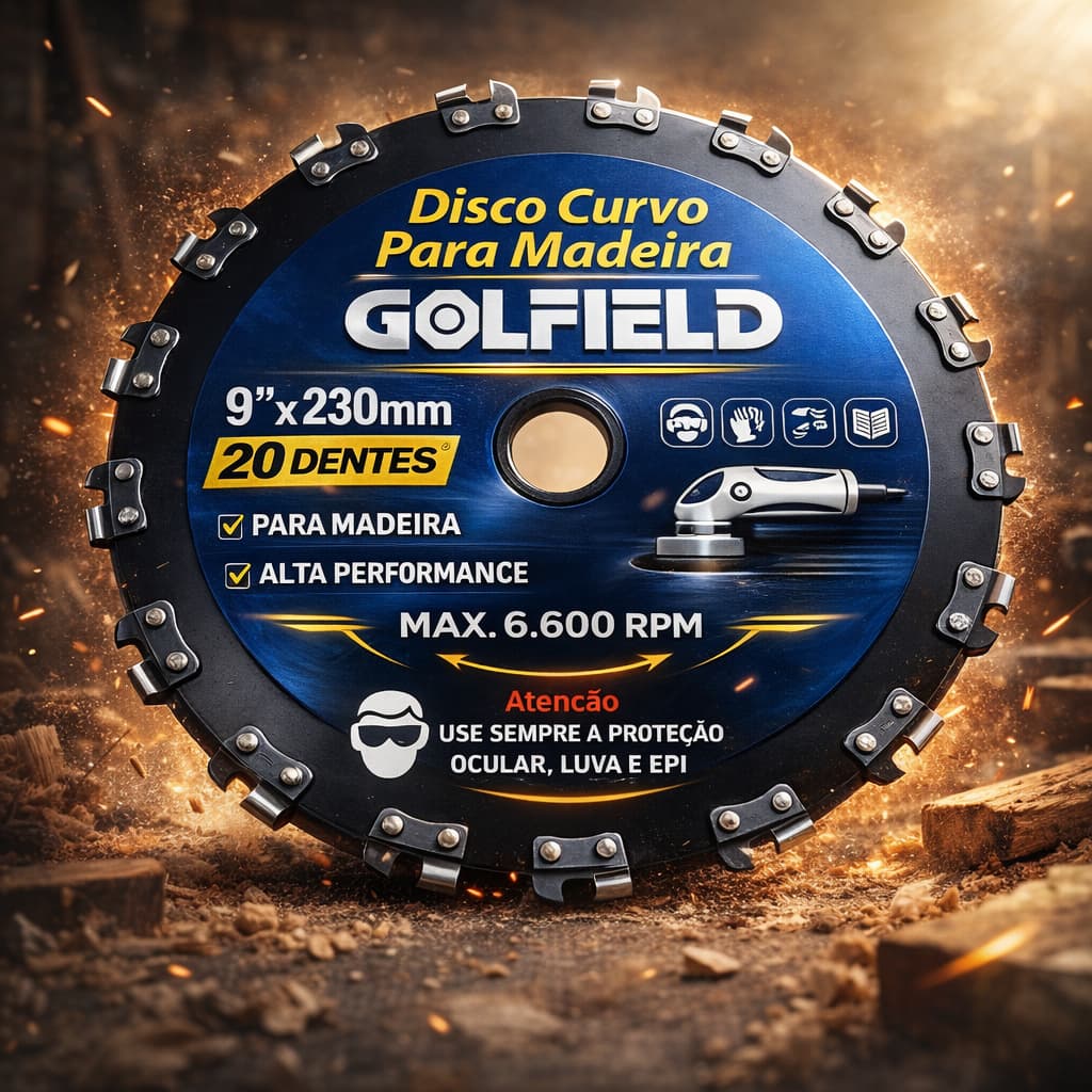 Disco 20 dentes de corrente para roçadeiras Motosserras a gasolina Cortadores de grama