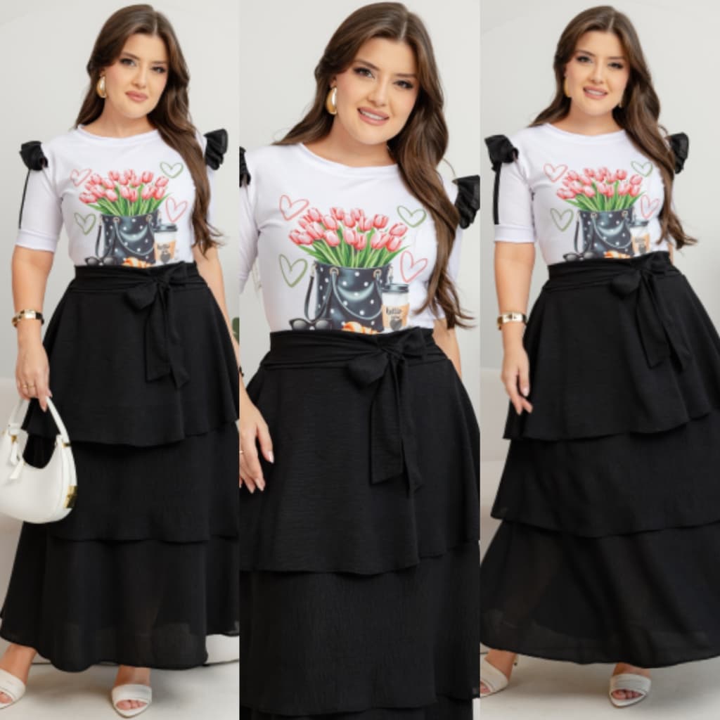conjunto feminino  conjunto evangélico  moda feminina  conjunto Evaliz