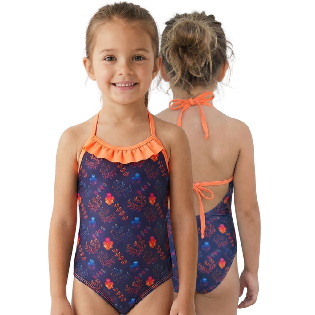 Maiô/Body moda praia infantil/juvenil meninas de 1 ao 14 anos