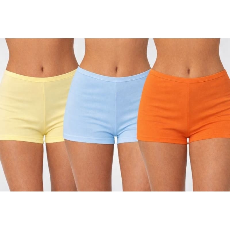 3 Shortinhos segunda pele