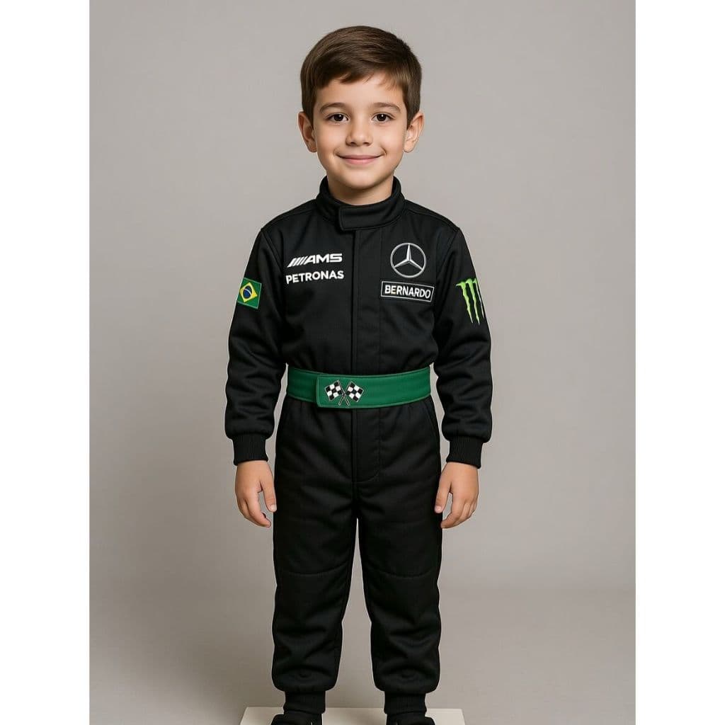 MACACÃO INFANTIL LUXO – EDIÇÃO FORMULA 1