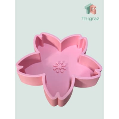 Porta Joias Sakura Flor De Cerejeira 10cm - Organizador de jóias