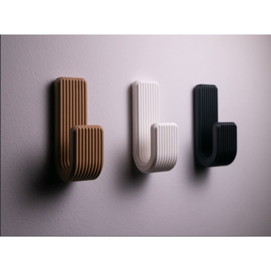 Kit 3 Ganchos Suporte Resistente Com Fita Dupla Face Para Toalhas Roupas Acessórios Variado Elegante Premium