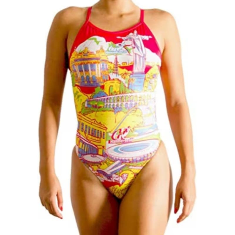 Maiô feminino estampa Rio de Janeiro.